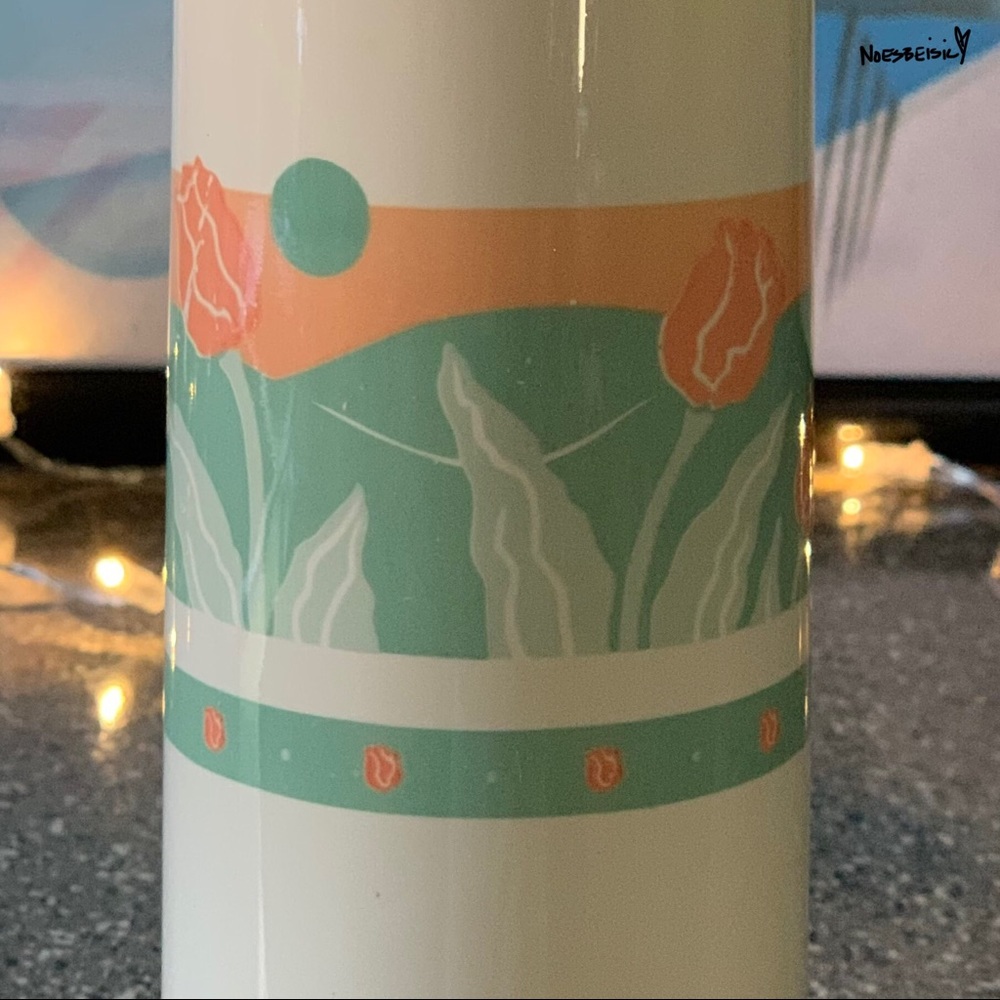 🚫SOLD•E✝️SY🚫 Vintage 80s Thermos With Floral Bag - Picture 6 of 12